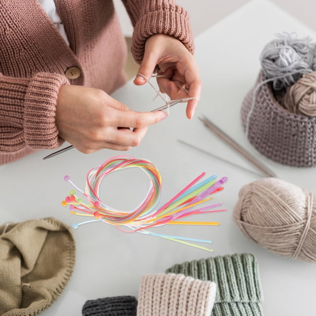 AURARMLET 12Ud De Crochet Para Tejido De Lana Herramienta Portátil Para Amantes Del Tejido