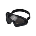 thumbnail image 2 of Gafas de esquí para moto para hombre y mujer | Gafas protectoras para parabrisas todoterreno | Lente cilíndrica ancha | Amarillo, gris y multicolor, 2 of 7