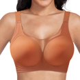 thumbnail image 3 of Women's Without Underwire Seamless Bra Breathable Bralette Women's Minimiser Bra T Shirt Sleep Bra With Additional Bra 36c Womens Padded Bras Women Bra Strapless Front Closure Wireless Bra 36ddd, 3 of 7