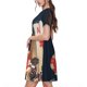 thumbnail image 2 of Balery Poker Chips Vestidos sueltos de manga corta para mujer, vestidos de verano 2025, vestidos casuales de corte A con vuelo., 2 of 6