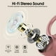 thumbnail image 3 of Auriculares inalámbricos Poounur H9 Bluetooth 5.3 Sport 50H Rose Gold, 3 of 7