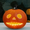 thumbnail image 6 of Dserhfy Halloween Pumpkin Light Spooky Carved Plastic Pumpkin Lantern Light-up Pumpkin Figurine for Outdoor Indoor Porch Room Decoration, 6 of 7