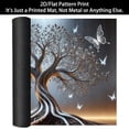 thumbnail image 4 of 1 2D/flat stove cover protection pad, silver-brown crystal butterfly decorative tree pattern design, 28.3x20.5 inches (72×52cm), easy to clean, perfectly suitable for any kitchen, washing machine, dr, 4 of 9