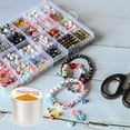 thumbnail image 3 of 2 Packs1.0mm Elastic String, Jewelry Cord, Bracelet Rope Crystal Beading Cords, Transparent Beaded Line, Can Easily Pass Through Jewelry, Suitable for DIY Making (2Pack 1.0mm-Brown), 3 of 5