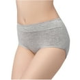 thumbnail image 1 of Ausyst Panties for Women Womens Sexy Solid Color Mid-waist Sexy Seamless Cotton Briefs Clearance, 1 of 3
