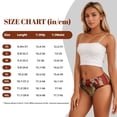 thumbnail image 4 of Honeii Vache Marguerite Blanche et Rouge pour sous-Vêtements pour Femmes, Culottes Super Douces Conçues avec Confort à l'Esprit, sous-Vêtements Légers et Évacuant l'Humidité-Petit, 4 of 6