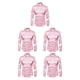 thumbnail image 1 of Sonducket Camisa transpirable para hombre Satén con mangas largas - Trabajo Boda o hogar Camisa para hombre Manga larga formal Rosa grande Type2 NO2, 1 of 6