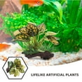 thumbnail image 3 of OULII Plastic Aquarium Greenery Fake Aquarium Plants Aquatic Greenery Terrarium Landscape 2pcs, 3 of 6