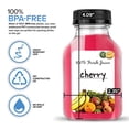 thumbnail image 3 of 8 oz Juice Bottles with Caps - Reusable Clear Plastic Drink Containers (12 pack) - Mini Water Bottles with Labels, Brush & Funnel, 3 of 5