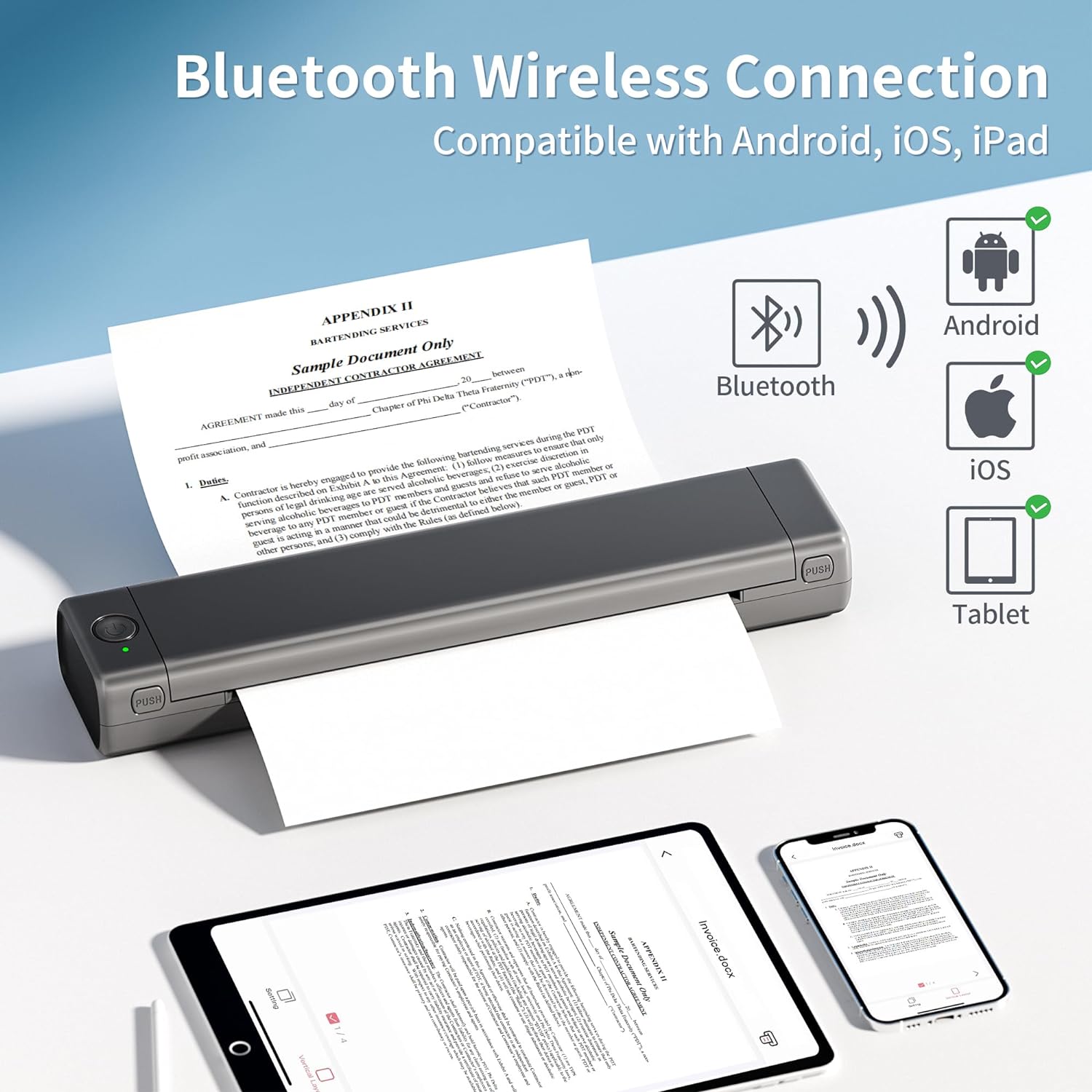 Phomemo M08F Portable Thermal Printer photo 6