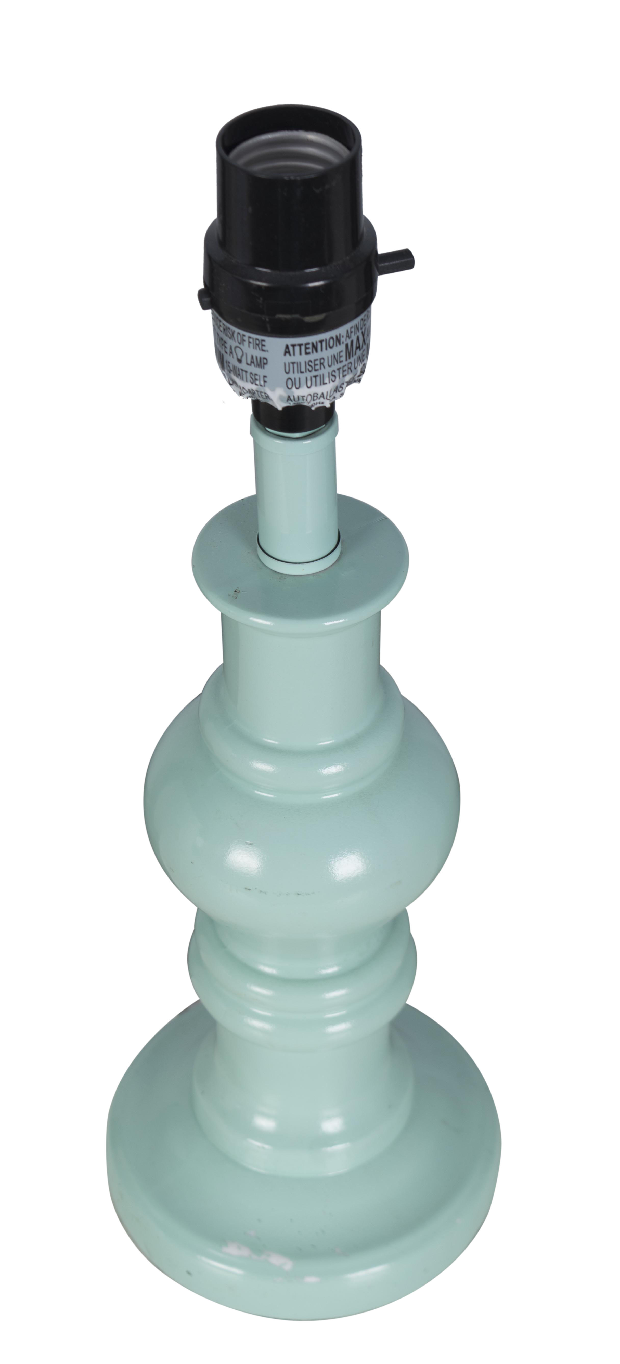 Better Homes & Gardens Turned Accent Lamp Base, Teal - image 4 of 10
