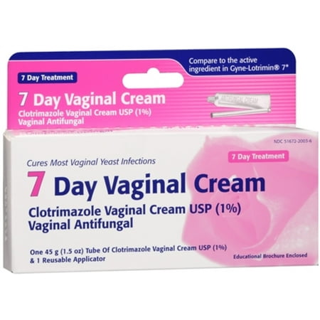 Taro Clotrimazole 7 Vaginal Cream 45 g (Pack of 4) - Walmart.com