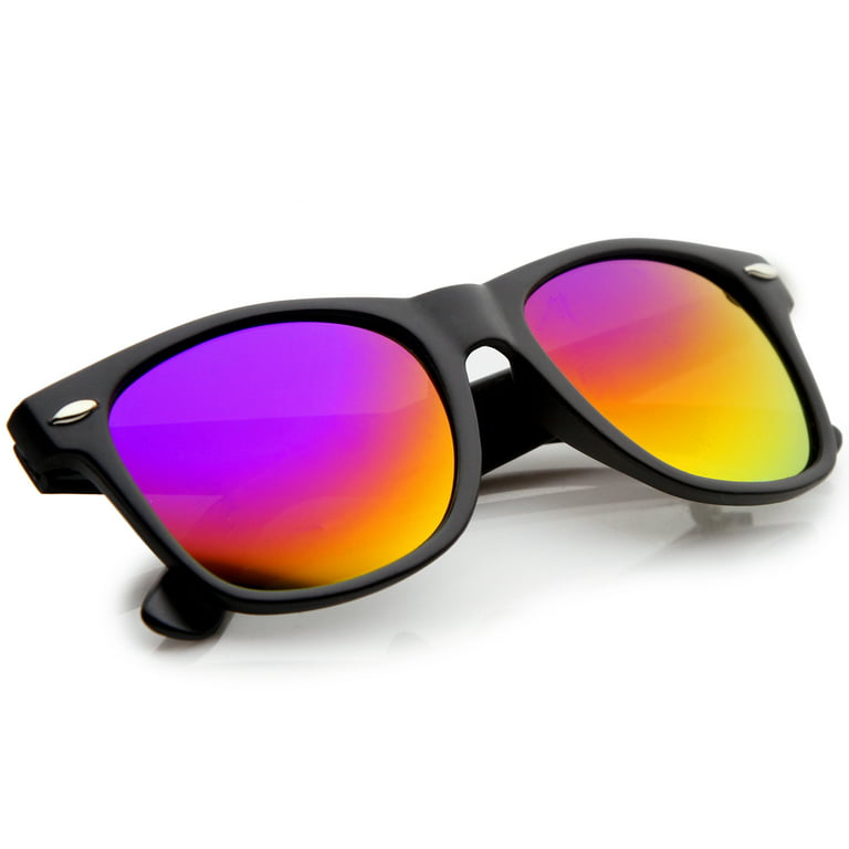 zeroUV Large Square Horn Rimmed Sunglasses