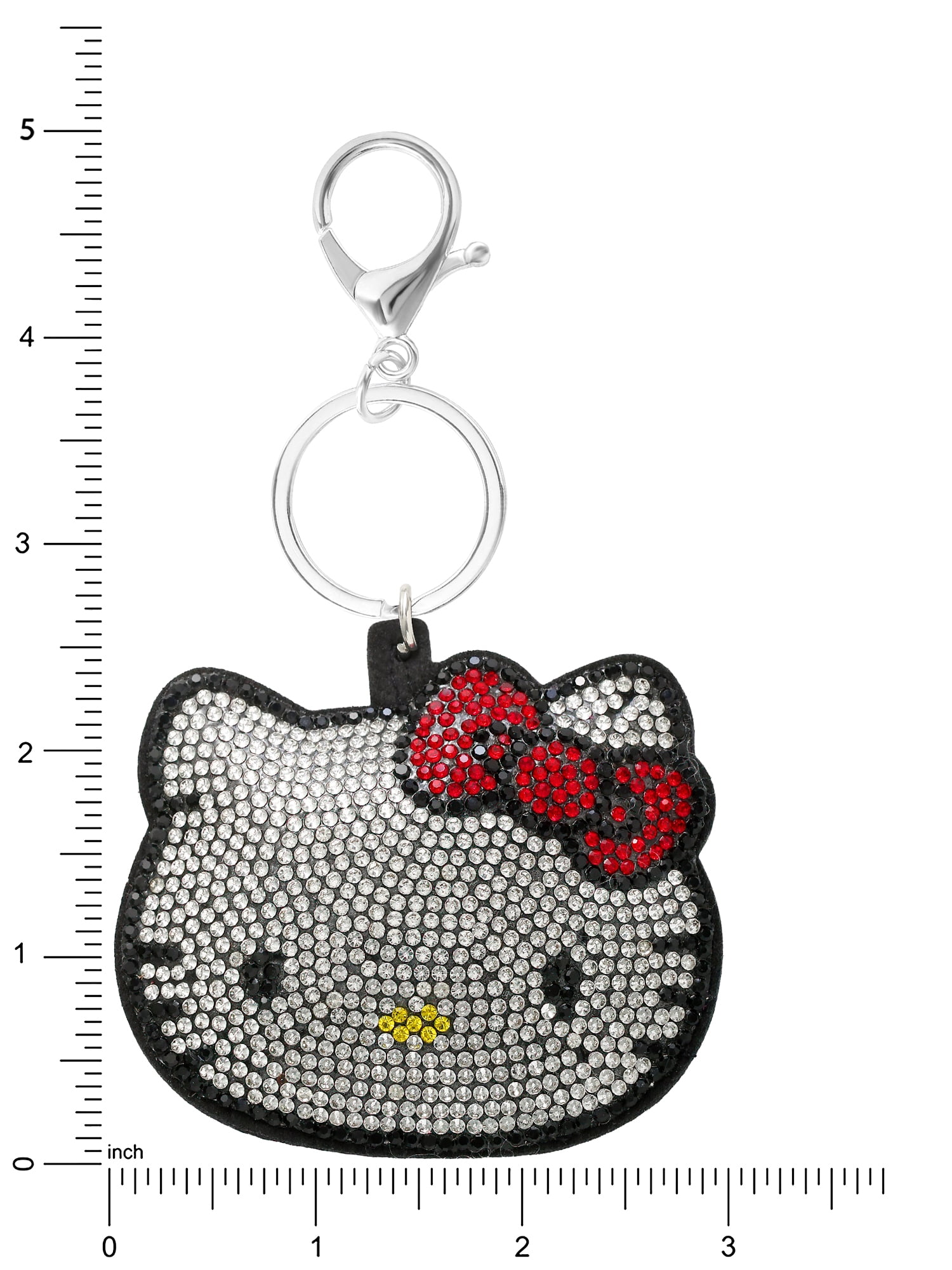 Sanrio Hello Kitty Character Keychain with Durable Ring