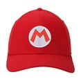 thumbnail image 2 of Super Mario Bros Mario Red Flex Fit Hat, 2 of 6