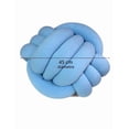 thumbnail image 3 of Cojín Personalizado Nudo Bola Decoración Hogar Color Azul, 3 of 3