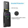 thumbnail image 5 of Takfox Cell Phone Holster for Samsung Galaxy Note 20 Ultra S20+ S24 S10e S9 S8 A15 A14 A35 A51 A71 5G A10e A20 A50, Note 10 9 8 J7 J3 Phone Belt Clip Holster Leather Carrying Pouch w Card Holder,Black, 5 of 8