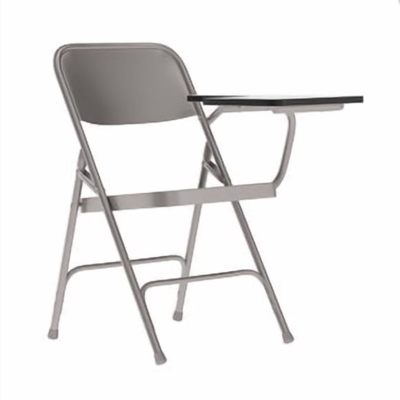 Flash Furniture Premium Steel Folding Chair with Left Handed Tablet Arm