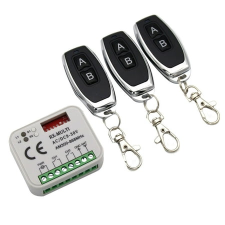 

Garage Gate Remote Receiver 433 868MHz MULTI 300-900MHZ AC/DC 9-30V Receiver with Remote Control