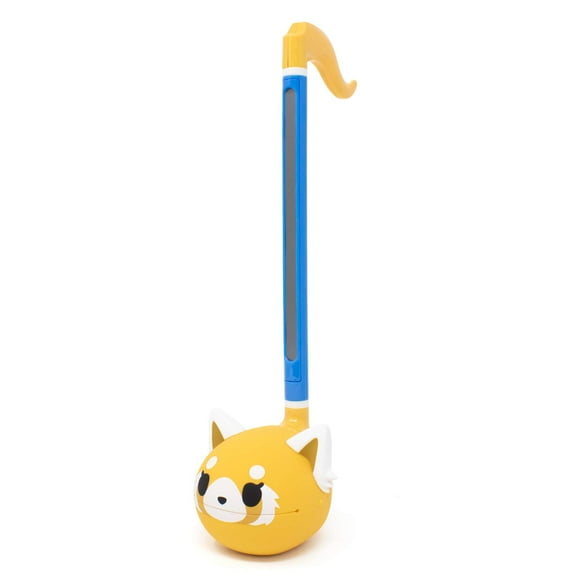 Otamatone Classic Aggretsuko Happy Sweet [Licencia oficial de Sanrio] Instrumento musical electrónico de carácter japonés Sintetizador portátil de Japón Maywa Denki para niños y adultos Regalo