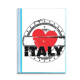thumbnail image 1 of Me encanta Italia palabra amor corazon Forma del circulo Carpeta combinada de protección de páginas, 1 of 3