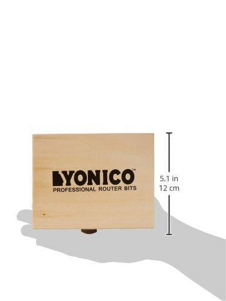 Yonico Matched Tongue & Groove V- Notch Router Bit Set - 15227