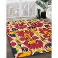 thumbnail image 2 of Ahgly Company Indoor Rectangle Abstract Crimson Red Abstract Area Rugs, 7' x 9', 2 of 6