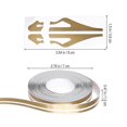 thumbnail image 3 of Pinstripe Tape Decal Steamline Pinstripetape for (Gold)-Good, 3 of 3