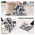 thumbnail image 3 of Sikiie Floral Flowers Blue Waffle Weave Kitchen Dish Cloth,Super Absorbent Kitchen Dish Towels 16*26 Inches for Dish Rags Washing Dishes, Drying Dishes, 3 of 7