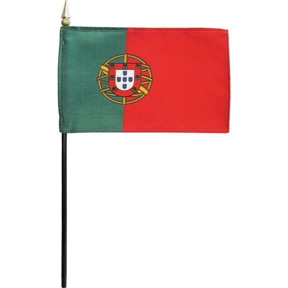 Portugal - 4"X6" Stick Flag