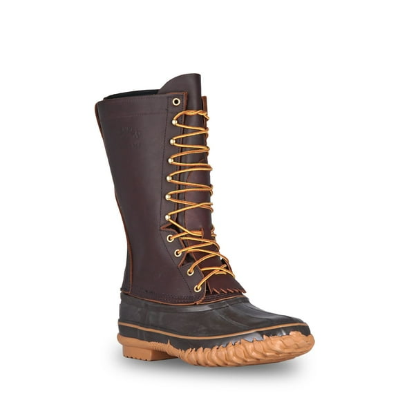 Schnee's Outfitter II PAC Boot, 13" Height, Brown Leather and Rubber, Insulated Outdoor Boot (SH-OUTOS-13-11)