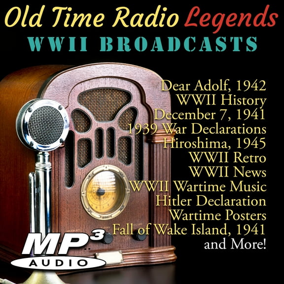 Old Time Radio Legends WWII Broadcasts Over 600 Shows on USB Flash Drive!!
