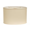 thumbnail image 5 of HomeRoots 470218 18 in. Throwback Oval No Slub Lampshade - Ivory, 5 of 5