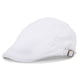 thumbnail image 4 of Nvzi Gorra plana de algodón para hombre, gorra de caza estilo Ivy Gatsby Newsboy, boina para hombre (azul marino), 4 of 5