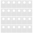thumbnail image 1 of 500Pcs Slot Hole Self-adhesive Hanging Tabs Clear Plastic Tabs Adhesive Tabs for Item Display, 1 of 1