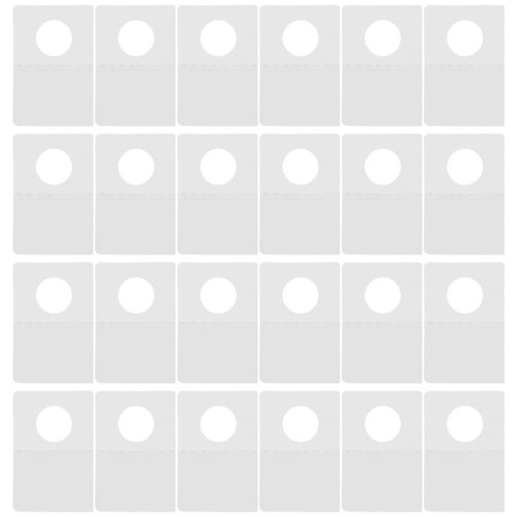 500 Clear Self Adhesive Hang Tabs for Retail Display