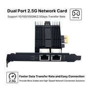 Fenvi 2.5GbE PCIe Network Adapter Card with Intel I226 Chip, Ethernet LAN Card for Desktop PC, Windows & Mac OS