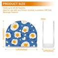 thumbnail image 4 of Yayeee Napkin Holder for Table Kitchen Paper Tissue Organization, Cute Fried Eggs, 4 of 8