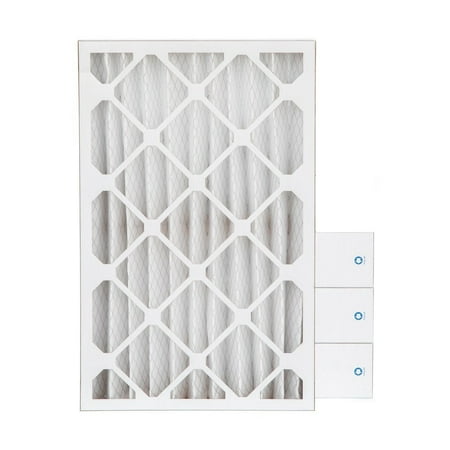 

12x24x4 MERV 11 Pleated AC Furnace Air Filters. 4 Pack. Made in USA.
