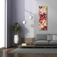 thumbnail image 3 of Epic Graffiti 'Exuberant Florals I' by Silvia Vassileva, Canvas Wall Art, 20"x60", 3 of 9