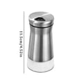 thumbnail image 3 of Seasoning Box 2Pcs Kitchen Porous Stainless Steel Seasoning Bottle Sprinkler Salt Shaker Glass Seasoning Bottle Household Set Pepper Seasoning Jar, Kitchen Essentials Clearance Sale, 3 of 8