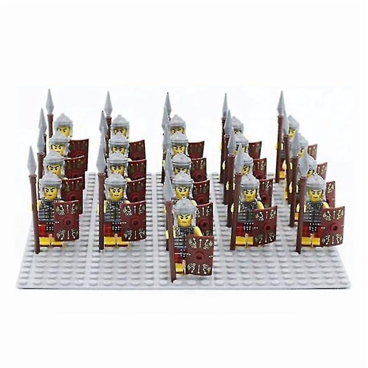 Roman Centurion Soldier Building Block Set – 21-Piece Historical Army Toy Collection