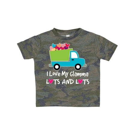 

Inktastic I Love My Glamma Lots and Lots Grandchild Gift Toddler Boy or Toddler Girl T-Shirt
