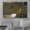 thumbnail image 2 of wall26 Canvas Print Wall Art Banksy British Artist Wall Wash Lascaux French Horse Cave Graffiti &amp; Street Art Urban Illustrations Modern Art for Living Room, Bedroom, Office - 24"x36", 2 of 5