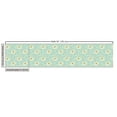 thumbnail image 3 of Ambesonne Floral Fabric by the Yard Upholstery, Pastel Tones Flowers Art, 1 Yard, Mint Green Pale Yellow, 3 of 5