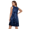 thumbnail image 3 of Vestido holgado Sundress BELAROI para mujer, talla grande, con cuello en V, 3 of 6