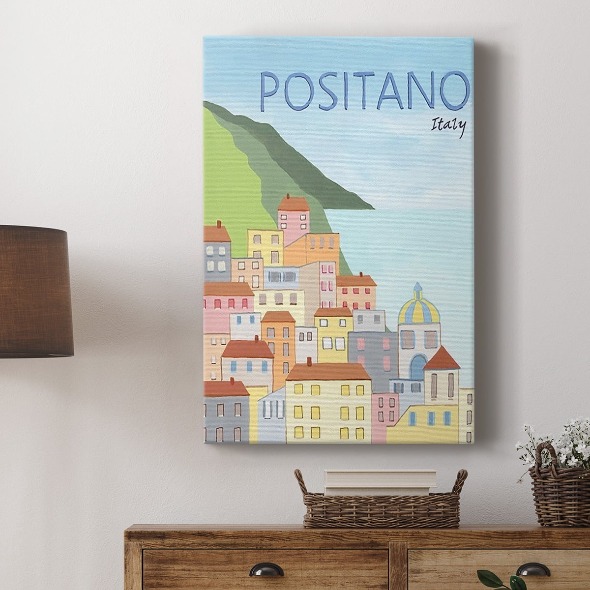 Living by the Sea I Premium Gallery Wrapped Canvas - Ready to Hang