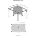 thumbnail image 2 of Sojag Rideaux Noirs pour Monaco/Messina/Mykonos/Moreno Gazebo, 10 Pi. x 12 Pi., Poly, 2 of 6