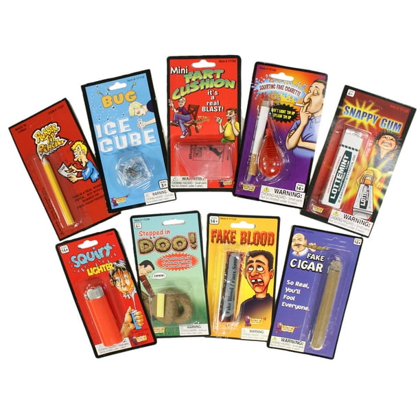 Practical Joker Starter Kit Set of 9 Classic Pranks