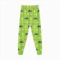 thumbnail image 6 of TOWED22 Toddler Boy Girl Fall Winter Clothes 2Pcs Long Sleeve Print Round Neck Pullover Sweatshirt Sweatpants Cozy Outfit Set(Green,6-7 Y), 6 of 7